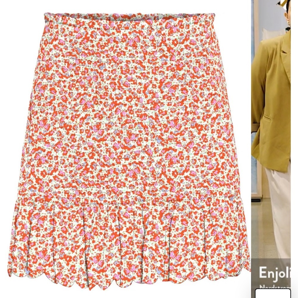 Vero Moda Nica Floral Print Skirt Size XL